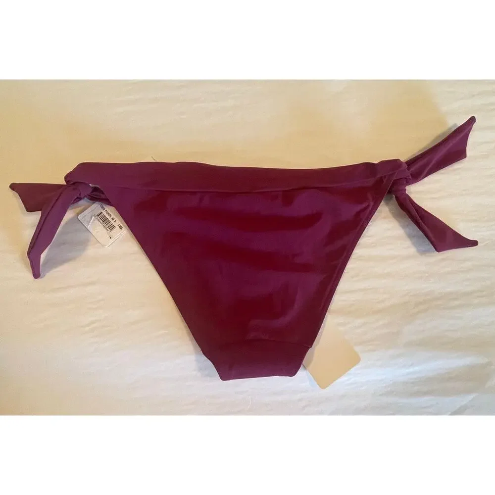 NWT: Chantelle Purple Berry Magenta Wine color Bikini Bottom Size M